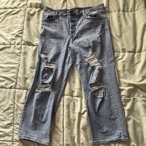 Wild Fable | Highest Rise Straight Jean | Size: 18 | Medium Wash |